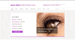 Desktop Screenshot of mariaelena.co.uk